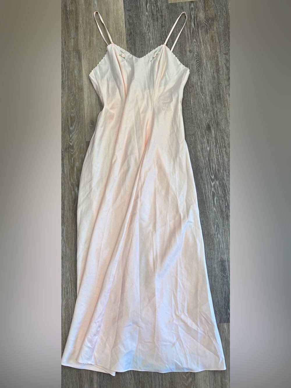 Vintage Eve Stillman Peach Slip Nightgown